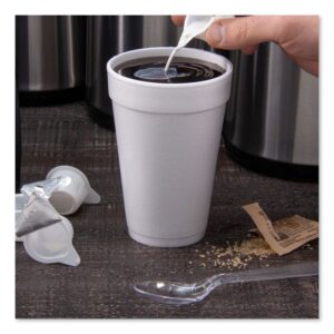 Foam Drink Cups, 16 oz, White, 25/Bag, 40 Bags/Carton