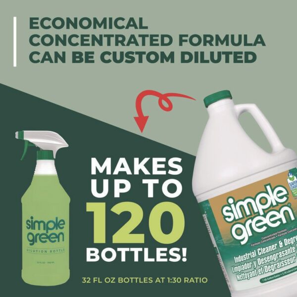 Industrial Cleaner and Degreaser, Concentrated, 1 gal Bottle, 6/Carton - Image 8