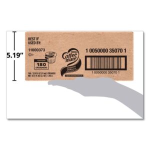 Liquid Coffee Creamer, French Vanilla, 0.38 oz Mini Cups, 180/Carton
