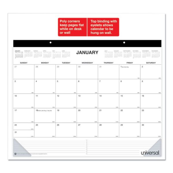 Universal® Desk Pad Calendar