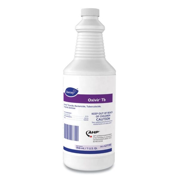 Oxivir TB One-Step Disinfectant Cleaner, 32 oz Bottle, 12/Carton - Image 2