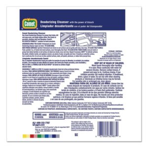 Deodorizing Cleanser with Bleach, Powder, 21 oz Canister, 24/Carton
