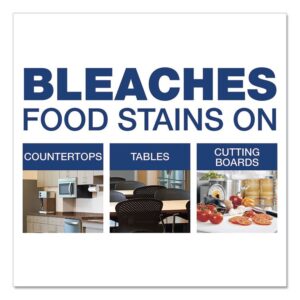 Cleaner with Bleach, 32 oz Spray Bottle, 8/Carton