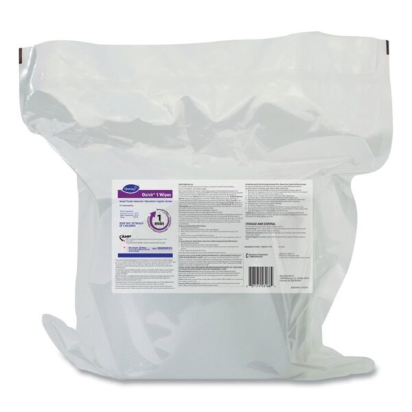 Oxivir 1 Wipes, 1-Ply, 11 x 12, Cherry Almond Scent, 160/Refill Pack, 4 Packs/Carton - Image 3