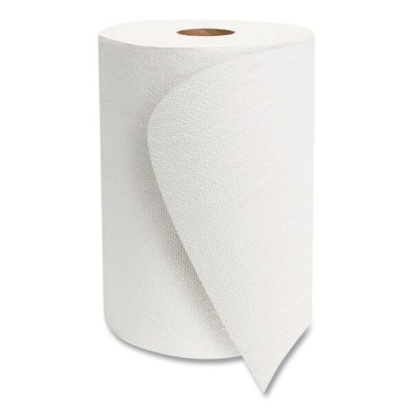 10 Inch TAD Roll Towels, 1-Ply, 10" x 550 ft, White, 6 Rolls/Carton - Image 5