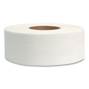 Jumbo Bath Tissue, Septic Safe, 2-Ply, White, 3.3" x 500 ft, 12/Carton
