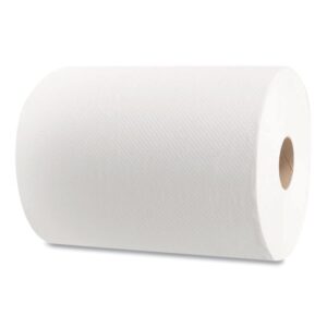 10 Inch Roll Towels, 1-Ply, 10" x 800 ft, White, 6 Rolls/Carton