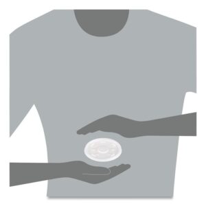 Plastic Lids, Straw-Slot Lid, Fits 12 oz to 24 oz Hot/Cold Foam Cups, Translucent, 100/Pack, 10 Packs/Carton