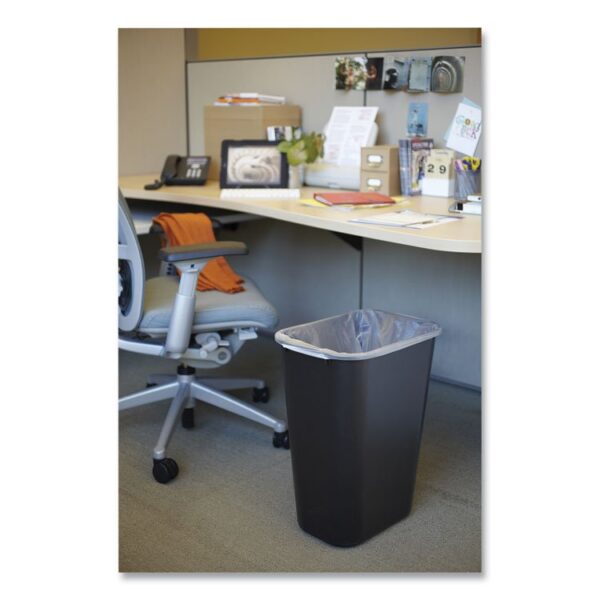 Rubbermaid® Commercial Deskside Plastic Wastebasket