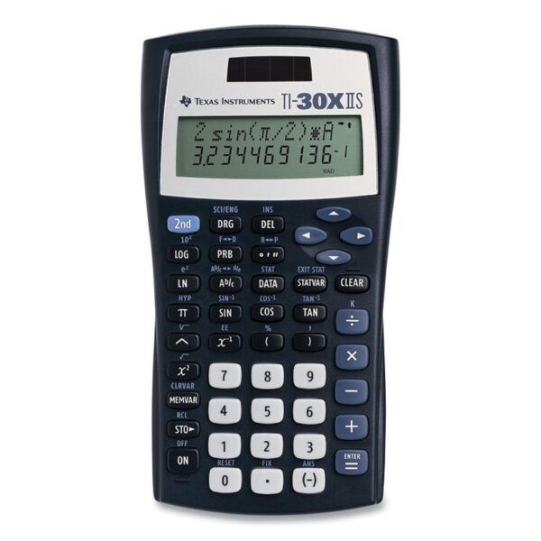 TI-30X IIS Scientific Calculator, 10-Digit LCD, Black - Image 4
