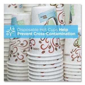 PerfecTouch Paper Hot Cups, 16 oz, Coffee Haze Design, 50/Pack