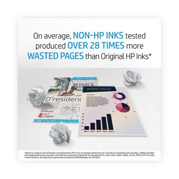 HP 64XL, (N9J92AN) High-Yield Black Original Ink Cartridge - Image 10