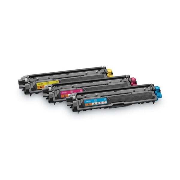 TN2213PK Toner, 1,400 Page-Yield, Cyan/Magenta/Yellow - Image 3