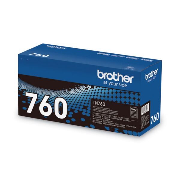 TN760 High-Yield Toner, 3,000 Page-Yield, Black - Image 3