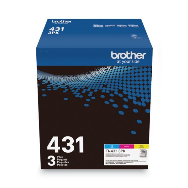 TN4313PK Toner, 1,800 Page-Yield, Cyan/Magenta/Yellow - Image 2