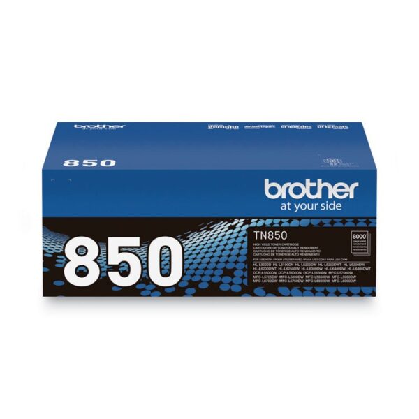 TN850 High-Yield Toner, 8,000 Page-Yield, Black - Image 3