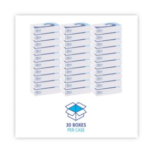 Office Packs Facial Tissue, 2-Ply, White, Flat Box, 100 Sheets/Box, 30 Boxes/Carton
