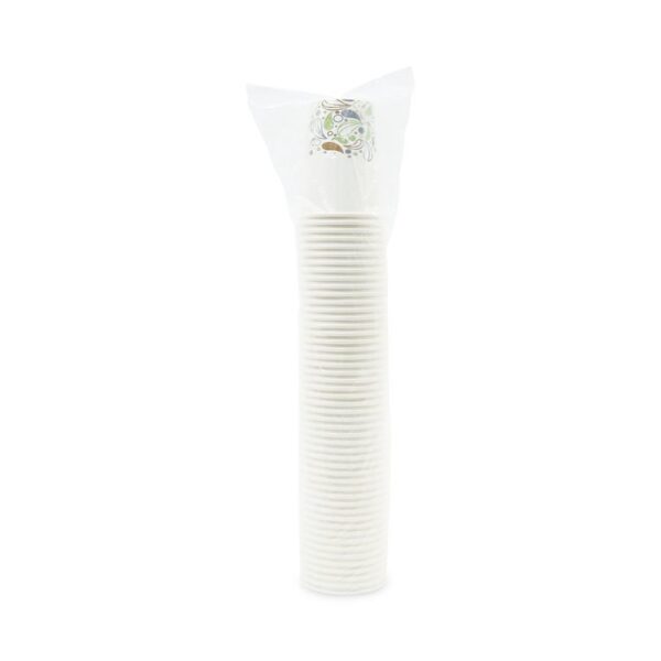 Deerfield Printed Paper Hot Cups, 12 oz, 50/Sleeve, 20 Sleeves/Carton - Image 4