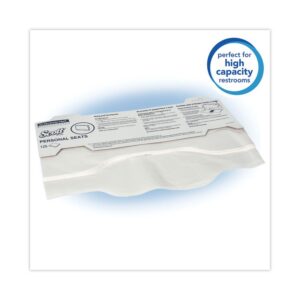 Personal Seats Sanitary Toilet Seat Covers, 15 x 18, White, 125/Pack, 24 Packs/Carton