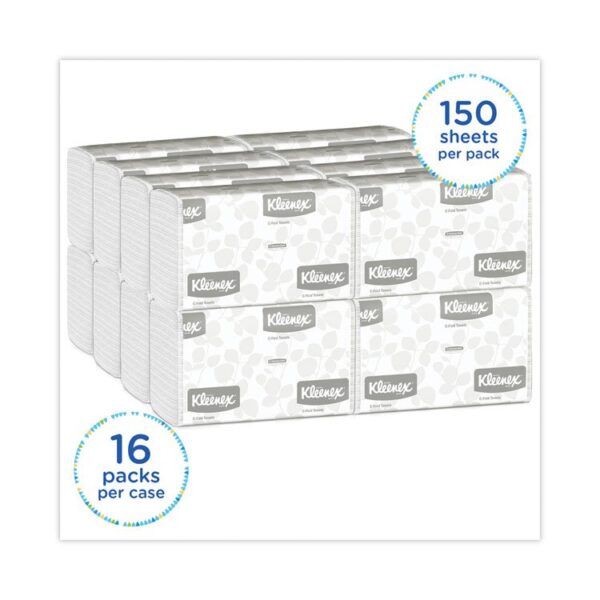 C-Fold Paper Towels, 1-Ply, 10.13 x 13.15, White, 150/Pack, 16 Packs/Carton