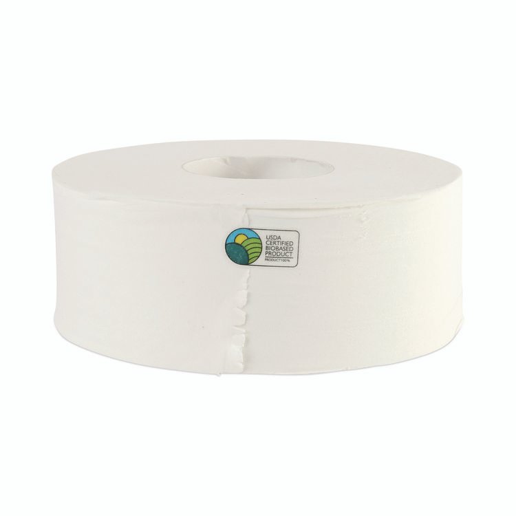 JRT Bath Tissue, Jumbo, Septic Safe, 2-Ply, White, 3.3" x 1,000 ft, 12 Rolls/Carton - Image 2