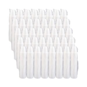 Foam Drink Cups, 8 oz, White, 25/Bag, 40 Bags/Carton