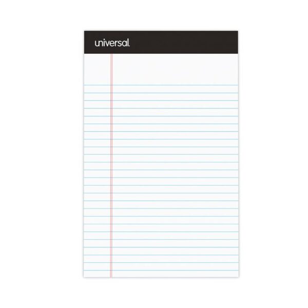 Universal® Premium Ruled Writing Pads with Heavy Duty Back