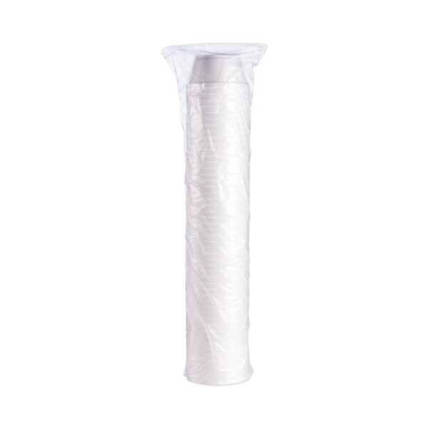 Foam Container, Extra Squat, 8 oz, White, 1,000/Carton - Image 3