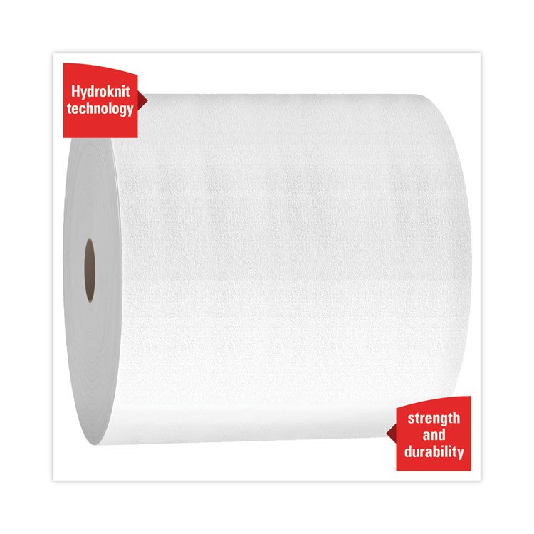X50 Cloths, Jumbo Roll, 13.4 x 9.8, White, 1,100/Roll - Image 3