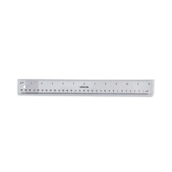 Universal® Clear Plastic Ruler