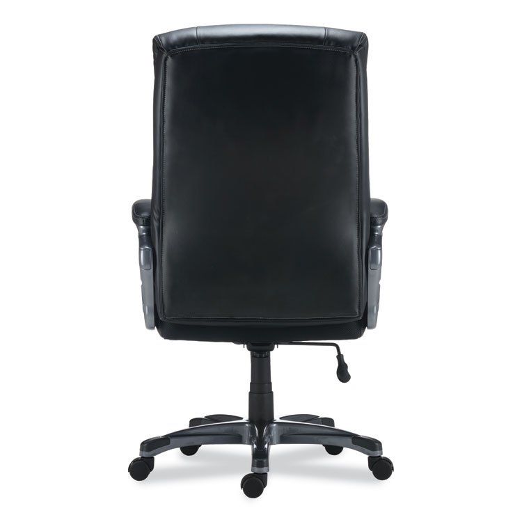 Alera Egino Big and Tall Chair, Supports Up to 400 lb, Black Seat/Back, Black Base - Image 4