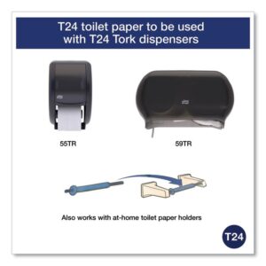 Universal Bath Tissue, Septic Safe, 2-Ply, White, 500 Sheets/Roll, 96 Rolls/Carton