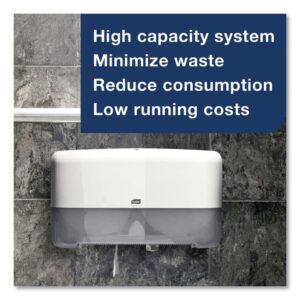 Advanced Mini-Jumbo Roll Bath Tissue, Septic Safe, 2-Ply, White, 3.48" x 751 ft, 12 Rolls/Carton