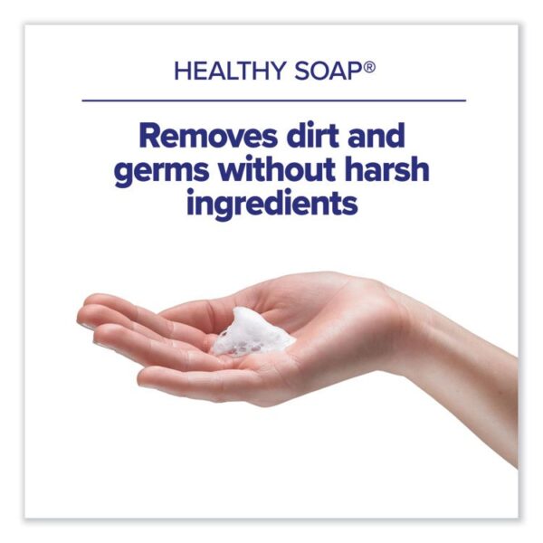 HEALTHY SOAP Gentle and Free Foam Refill, For ES8 Dispensers, Fragrance-Free, 1,200 mL, 2/Carton - Image 2