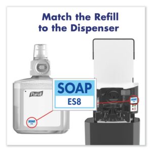 HEALTHY SOAP Gentle and Free Foam Refill, For ES8 Dispensers, Fragrance-Free, 1,200 mL, 2/Carton