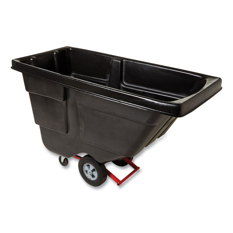 0.5 cu yd BRUTE Rotomolded Tilt Truck, 450 lb Capacity, Black - Image 5