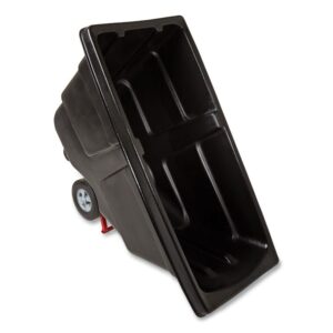 0.5 cu yd BRUTE Rotomolded Tilt Truck, 450 lb Capacity, Black