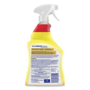 Ready-to-Use All-Purpose Cleaner, Lemon Breeze, 32 oz Spray Bottle, 12/Carton