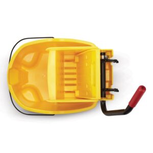 WaveBrake 2.0 Bucket/Wringer Combos, Side-Press, 35 qt, Plastic, Yellow