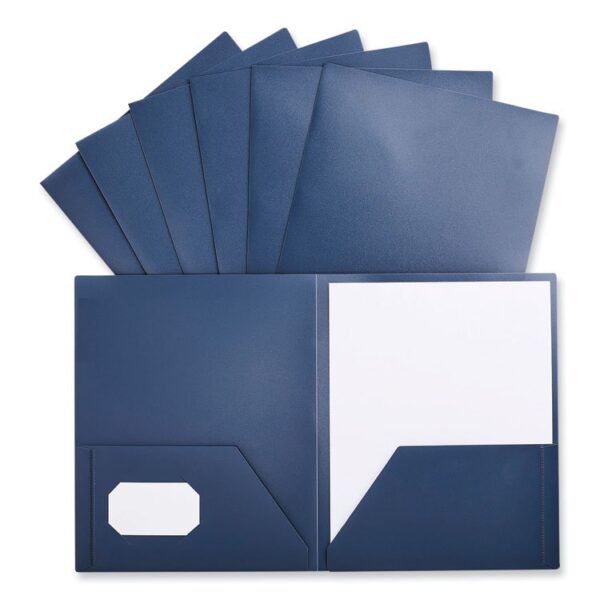Universal® Two-Pocket Plastic Folders