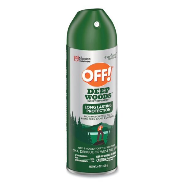 Deep Woods Insect Repellent, 6 oz Aerosol Spray, 12/Carton - Image 2