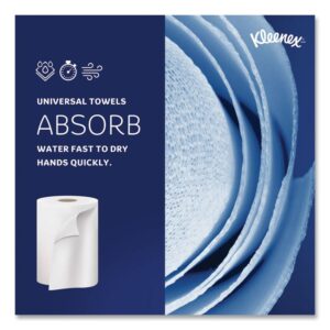 Hard Roll Paper Towels with Premium Absorbency Pockets, 1-Ply, 8" x 600 ft, 1.75" Core, White, 6 Rolls/Carton