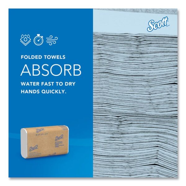 Essential Multi-Fold Towels, Plus Tier, Absorbency Pockets, 1-Ply, 9.2 x 9.4, White, 250/Packs, 16 Packs/Carton - Image 5