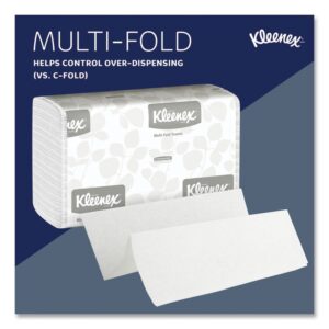 Multi-Fold Paper Towels, 1-Ply, 9.2 x 9.4, White, 150/Pack, 16 Packs/Carton