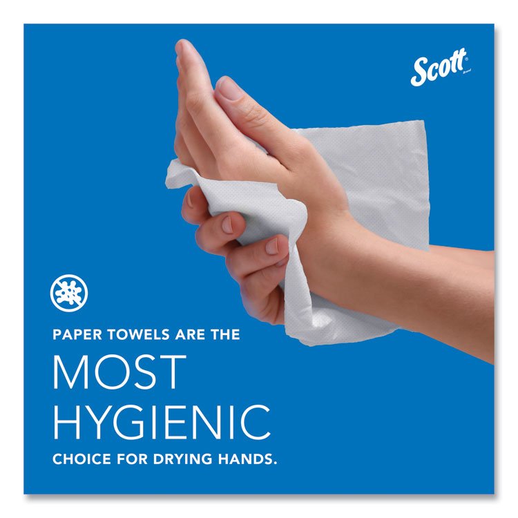 Essential Multi-Fold Towels, Plus Tier, Absorbency Pockets, 1-Ply, 9.2 x 9.4, White, 250/Packs, 16 Packs/Carton - Image 6
