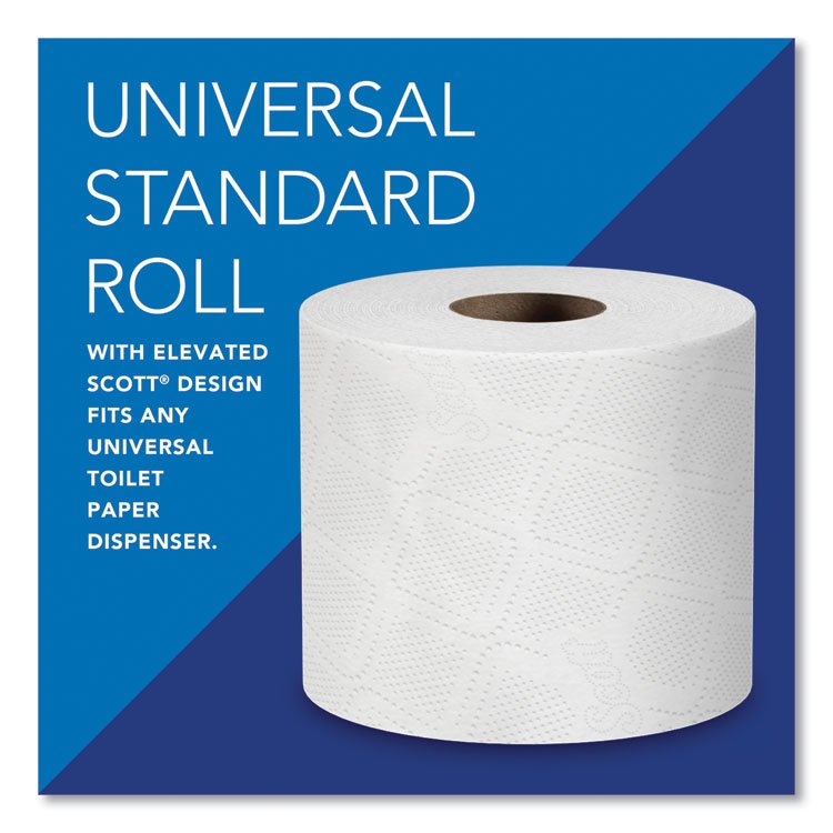 Essential 100% Recycled Fiber SRB Bathroom Tissue, Septic Safe, 2-Ply, White, 473 Sheets/Roll, 80 Rolls/Carton - Image 4