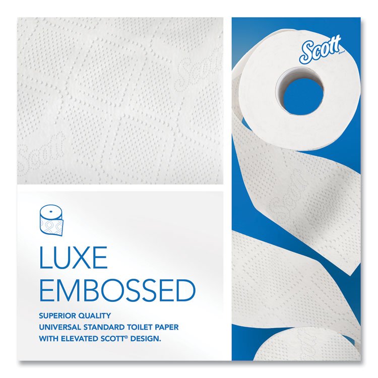 Essential 100% Recycled Fiber SRB Bathroom Tissue, Septic Safe, 2-Ply, White, 473 Sheets/Roll, 80 Rolls/Carton - Image 6