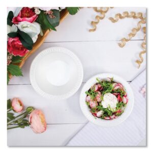 Concorde Foam Bowl, 10, 12 oz, White, 125/Pack, 8 Packs/Carton