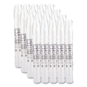 Foam Drink Cups, 20 oz, White, 500/Carton