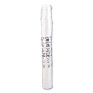 Foam Drink Cups, 20 oz, White, 500/Carton